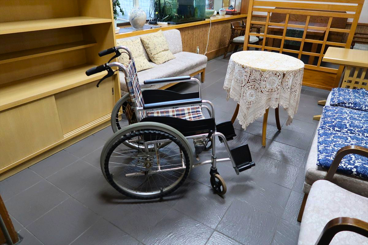 車いす貸出あり