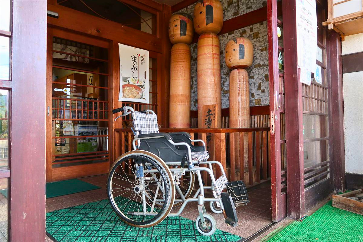 車いす貸出あり